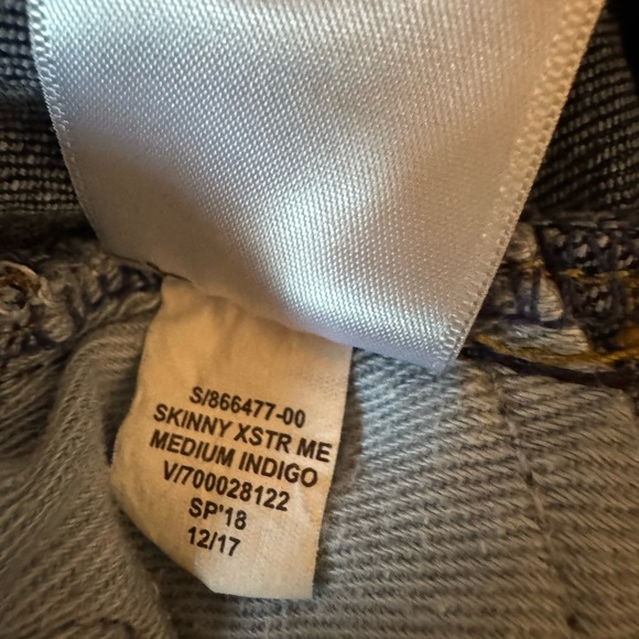 Gap 34-32 Skinny Jeans Medium Wash - Picture 10 of 11